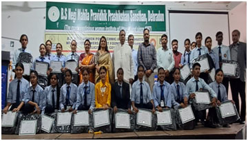 VISIT OF SH. VINOD CHAMOLI AND NANDINI SHARMA